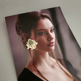 Brianca Studs In Pearl And Zirconia